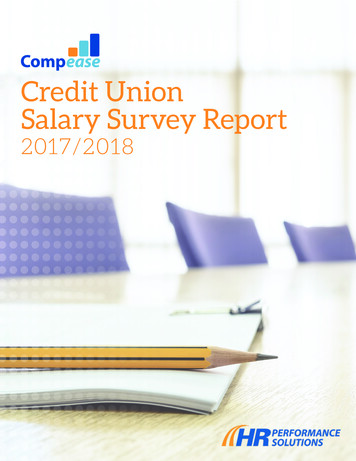 Credit Union Salary Survey Report