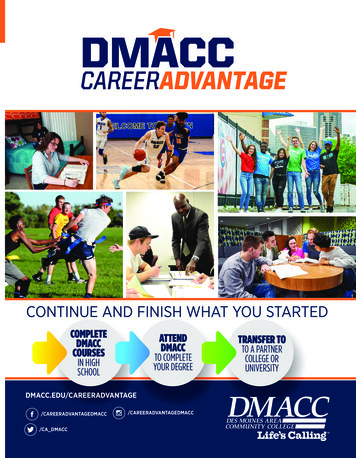 DMACC Career Advantage - Des Moines Area Community College