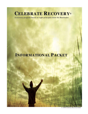 CELEBRATE RECOVERY - Clover Sites