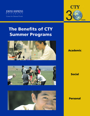 The Benefits Of CTY Summer Programs