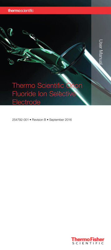 Thermo Scientific Orion Fluoride Ion Selective Electrode