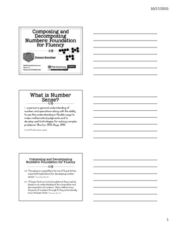 Daily Routines For Building Number Sense NCTM 2015 - Confex