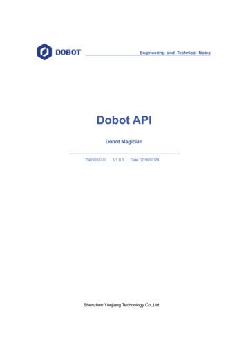 Dobot API - Alumotion