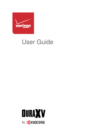 User Guide - Kyocera Mobile