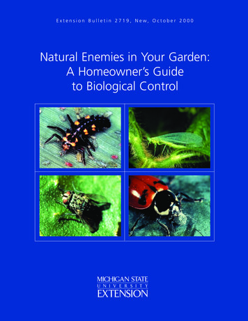 Natural Enemies In Your Garden: A Homeowner's Guide To Biological Control
