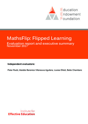 MathsFlip: Flipped Learning - ERIC