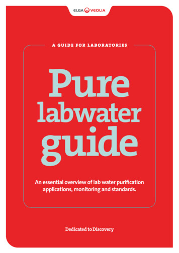 A GUIDE FOR LABORATORIES Pure - ELGA LabWater