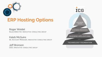 ERP Hosting Options - Innovative Consulting Group
