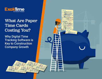 What Are Paper Time Cards Costing You?