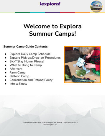 Explora Summer Camp Guide