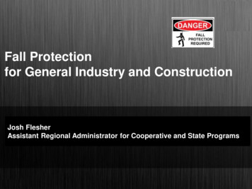 Fall Protection For General Industry And Construction