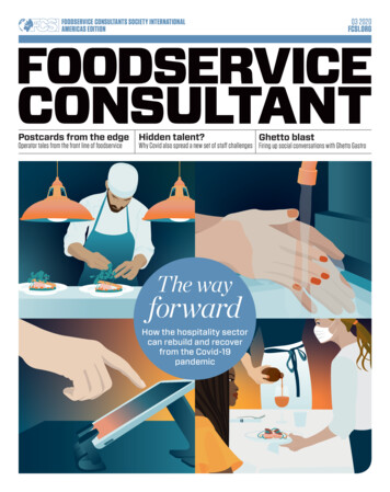 Foodservice Consultants Society International Q3 2020 Americas Edition .