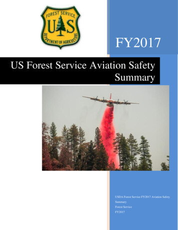 US Forest Service Aviation Safety Summary - Fs.usda.gov