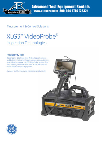 Measurement & Control Solutions XLG3 VideoProbe