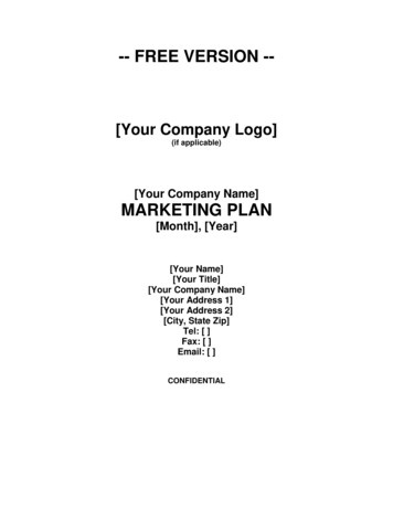 FREE VERSION - BusinessPlanTemplate 