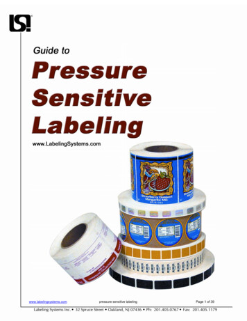 Pressure Sensitive Labeling R.1