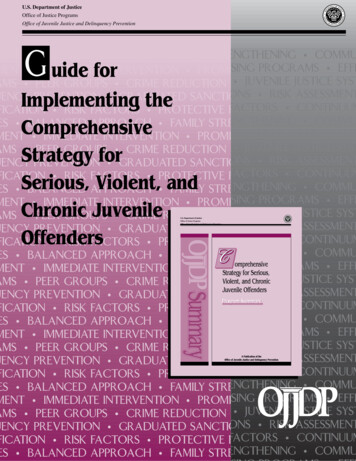 Office Of Juvenile Justice And Delinquency Prevention Guide For .
