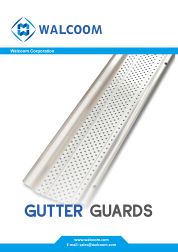 Specifications And Applications Of Gutter Guards - Walcoom