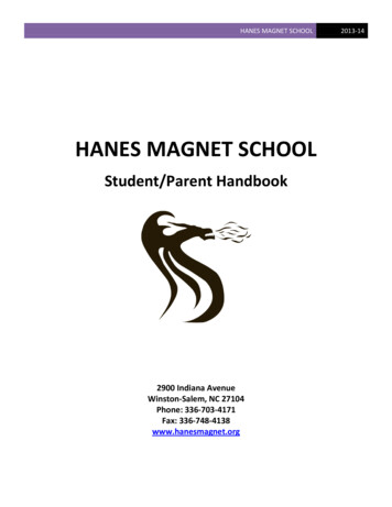 HANES MAGNET SCHOOL - Winston-Salem/Forsyth County Schools