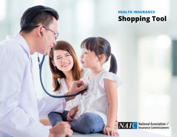 HEALTH INSURANCE Shopping Tool - National Association Of Insurance .
