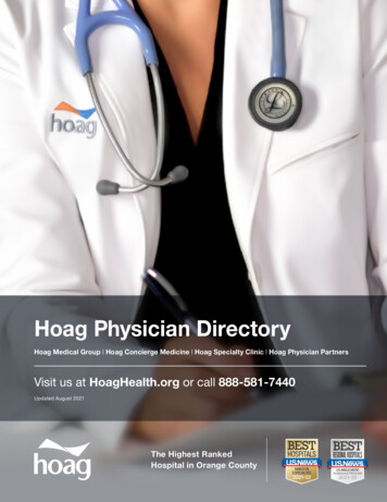 Hoag Physician Directory - Ocea 