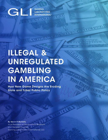 Illegal & Unregulated Gambling In America