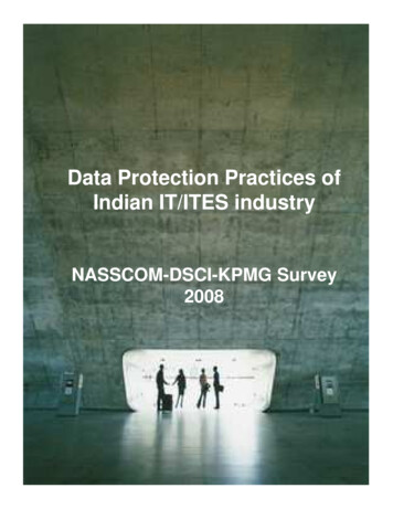 Data Protection Practices Of Indian IT/ITES Industry