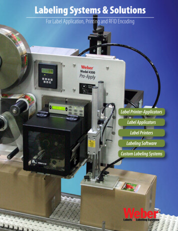 Labeling Systems & Solutions - Weber Packaging