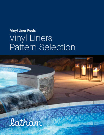 Vinyl Liner Pools Vinyl Liners Pattern Selection