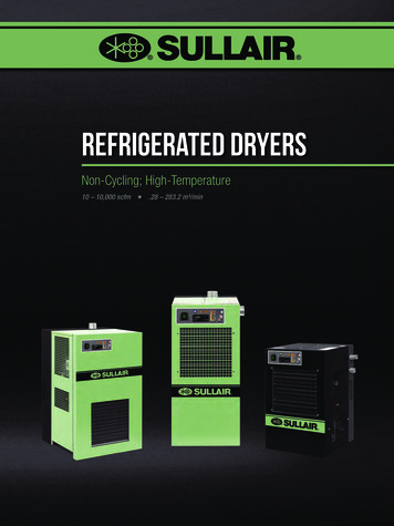 Refrigerated Dryers