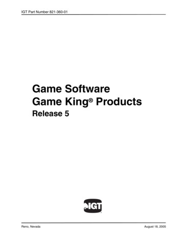 Game Software Game King Products - Diagramasde 