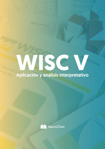 WISC V - Neuro-class 