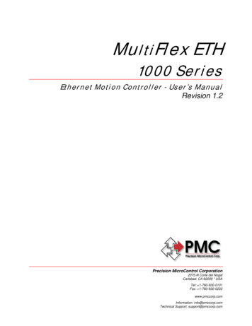 MultiFlex ETH 1000 Series User's Manual - Pmccorp 