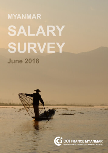 Myanmar Salary Survey - CCI France Myanmar