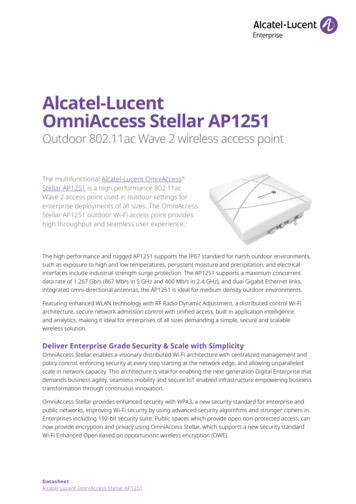 Alcatel-Lucent OmniAccess Stellar AP1251 - Al-enterprise 