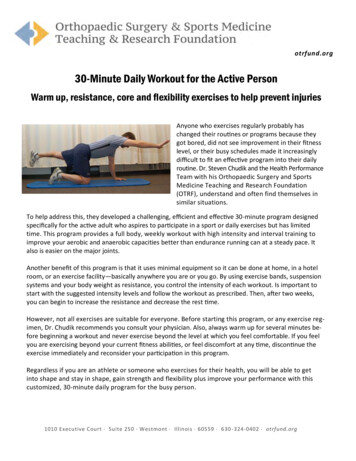 30-Minute Daily Workout For The Active Person - Otrfund 