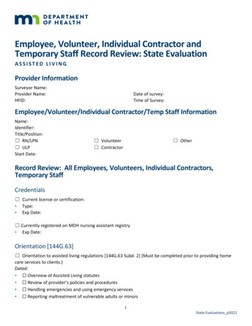 Employee Record Review: State Evaluation