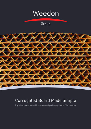 Corrugated Board Made Simple - Weedon Group