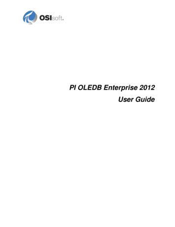 *PI OLEDB Enterprise User Guide - Developer.jboss 