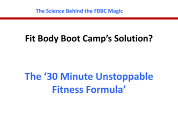 The '30 Minute Unstoppable Fitness Formula' - FBBC University
