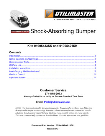 Shock-Absorbing Bumper - Utilimaster