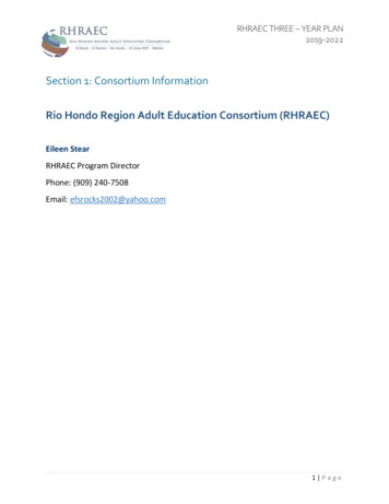 Rio Hondo Region Adult Education Consortium (RHRAEC) - Amazon Web Services