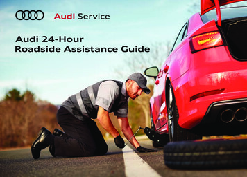 Audi 24-Hour R Oadside Assistance Guide