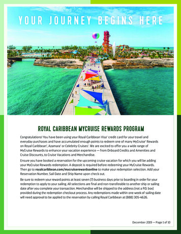 MyCruise Rewards Program Royal Caribbean Cruises
