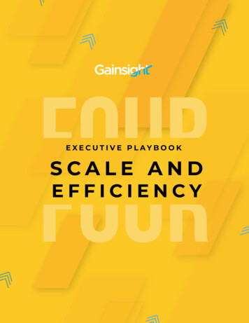 EXECUTIVE PLAYBOOK SCALE AND - Info.gainsight 