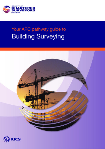 Your APC Pathway Guide To Building Surveying - Society Of Chartered .