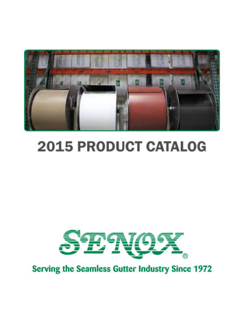 2015 Product Catalog - M&M Sheet Metal & Rain Gutters