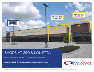 AVAILABLE 3,504 SF 2,550 SF - NewQuest Properties