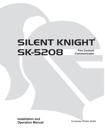 SILENT KNIGHT SK-5208 Communicator Fire Control/