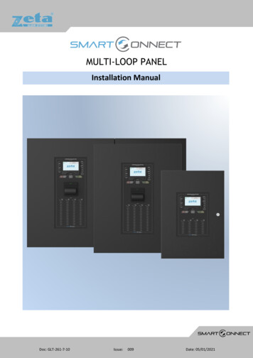 MULTI-LOOP PANEL - Zeta Alarm Systems